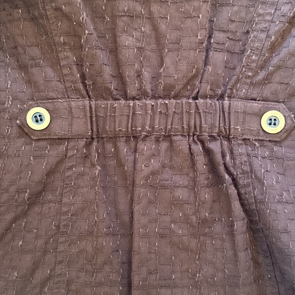 Brown Slubbed Weave, Lightweight Jacket, Size S - Picture 6 of 6